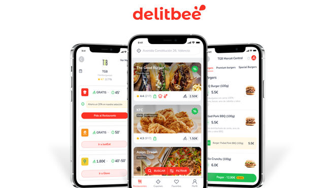 Delitbee permite a los restaurantes gestionar sus pedidos directamente desde su plataforma