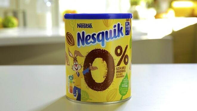Nestlé lanza Nesquik 0% azúcares añadidos