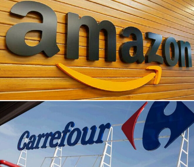 Amazon y Carrefour se alzan como los gigantes compras online en España