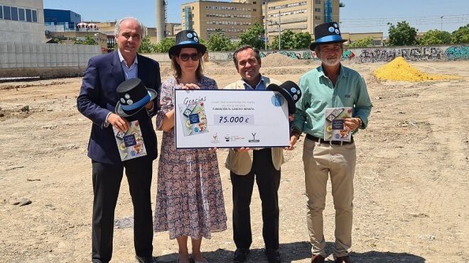 Ybarra hace entrega de 75.000€ al proyecto “Tu Casa Azul”