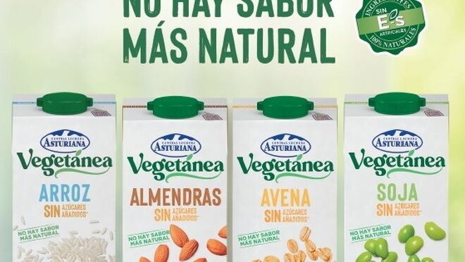 Central Lechera Asturiana lanza su nueva gama de bebidas 100% vegetales: Vegetánea