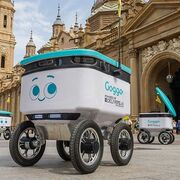 Los primeros robots de reparto a domicilio de España se prueban en Zaragoza