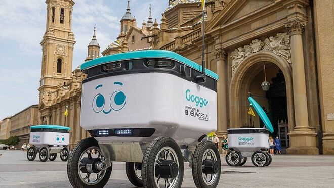 Los primeros robots de reparto a domicilio de España se prueban en Zaragoza