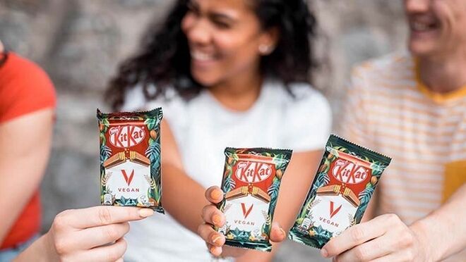 Nestlé lanza en Europa su versión vegana de KitKat