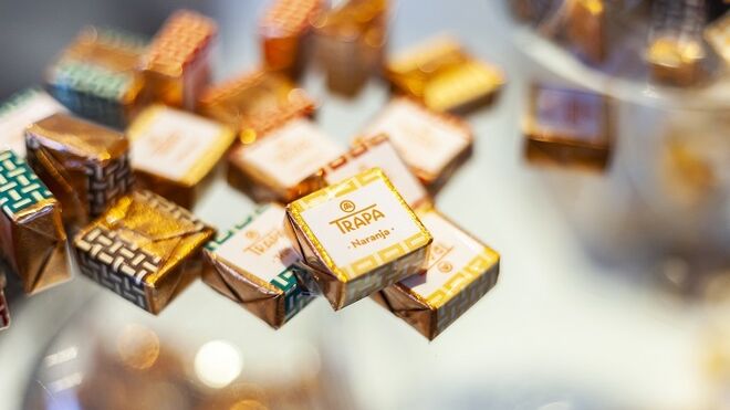 Chocolates Trapa dona 214 kilos de bombones al Banco de Alimentos