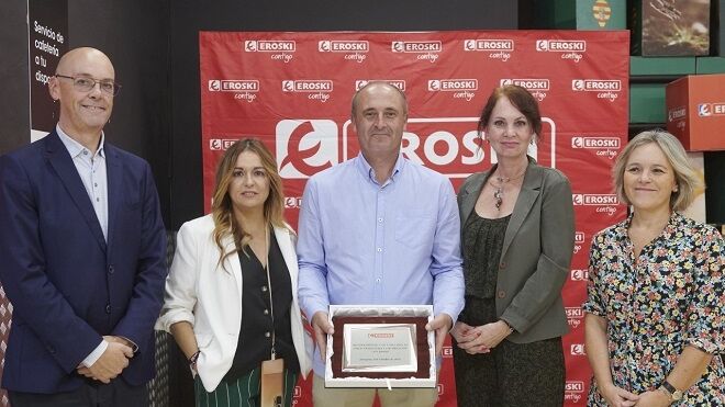 Eroski premia al proveedor Gil & Pallares (Zaragoza) por su trayectoria