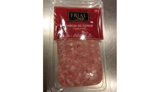 Alerta alimentaria: listeria en un lote de carne de cabeza de cerdo de Frial