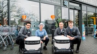 Co-op lanza robots para entrega de alimentos en el centro de Cambridge