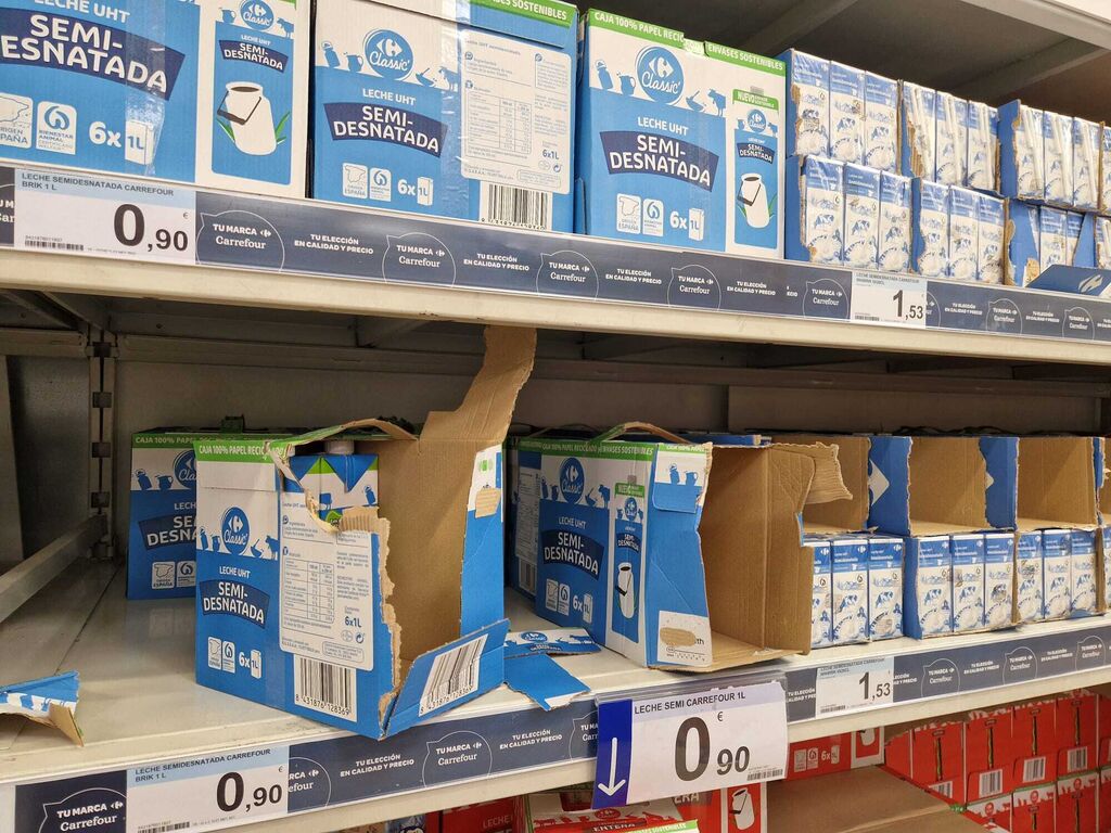Carrefour prueba a presentar los productos en cajas