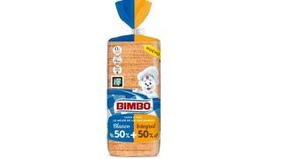 Bimbo lanza un pan de molde mitad harina blanca, mitad integral