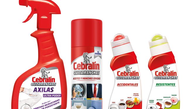 Unilever España licencia la marca Cebralín a Spotless Iberia