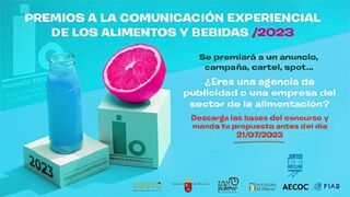 Los Premios 'Comunicación experiencial de alimentos y bebidas' llegan a su segunda edición