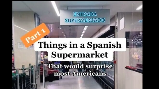 El asombro de una joven extranjera en un súper español se hace viral