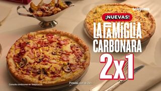 Telepizza lanza una nueva gama premium de pizzas Carbonara