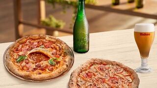 Ginos, Mahou y Alhambra proponen la cerveza perfecta para acompañar a las pizzas
