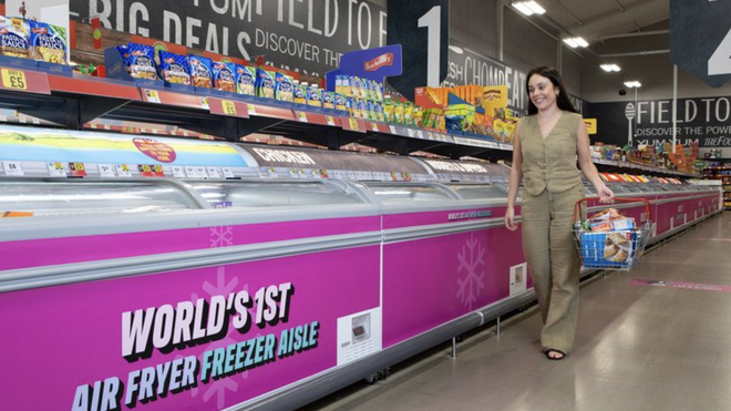 Iceland (UK) lanza el primer pasillo dedicado a productos air fryer