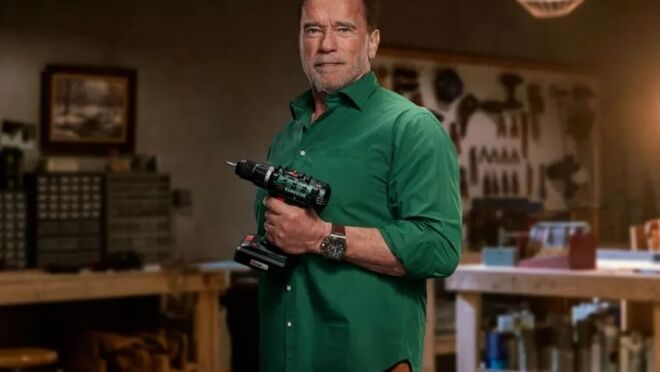 Arnold Schwarzenegger, nueva imagen de la marca de bricolaje de Lidl