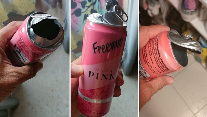 Alerta ante el estallido de latas de tónica Freeway Pink a la venta en Lidl