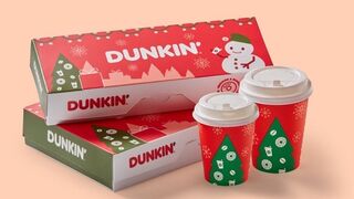Dunkin' saca una sonrisa con su nueva campaña de Navidad