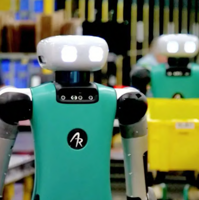 Robot humanoide Digit en la sede de Amazon (Seattle).