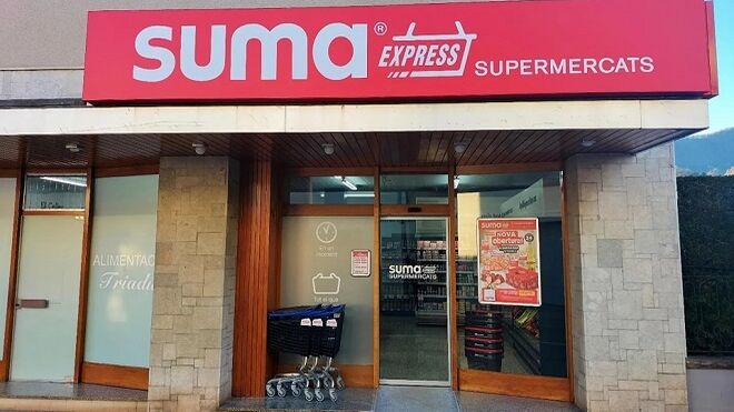 Suma crece con un nuevo supermercado Express en Santa Pau (Girona)