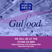 Aquadeus estará presente en Gulfood, la feria de alimentación más grande del mundo