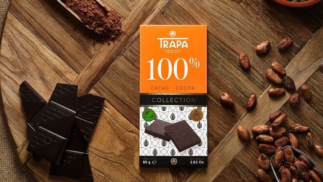 Trapa amplía su catálogo con una nueva tableta 100% Cacao