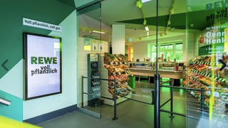 La nueva tienda Rewe 100% plant-based.
